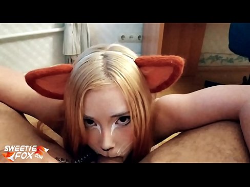 ❤️ Kitsune आफ्नो मुखमा डिक र कम निल्यो ❤️ सेक्स ❌